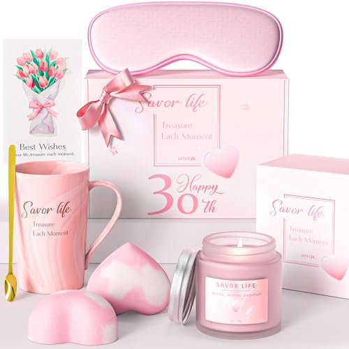 BOYUJK Birthday Gifts for Her - All Ages: 18th, 30th, 40th, 50th, 60th