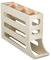 Birtern Huevera para Nevera, Caja de Almacenamiento de Huevos,Soporte Organizador de Huevos con Ruedas de 4 Niveles - Contenedor de Almacenamiento de Alimentos para refrigerador, gabinete de Cocina