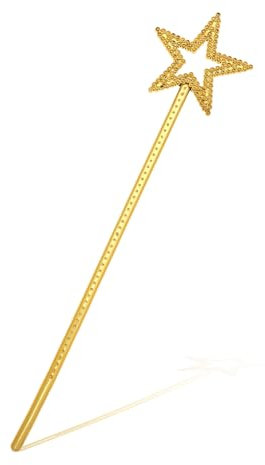 Abeillo Baguette De Fée, Baguette Magique Fille, d'ange Doré pour Enfants, Baguette De Princesse éToile Scintillante, Baguette De Fille De Fleur à pour Les Mariages, Fournitures De FêTe FéEriqu