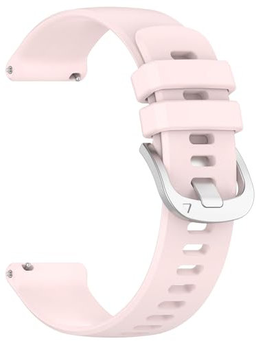 Sport Armbänder Kompatible mit Garmin Forerunner 55 Armband für Damen Herren,Weiche Silikon Band Ersatz Armband für Garmin Forerunner 55 Ersatzarmband, Rosa