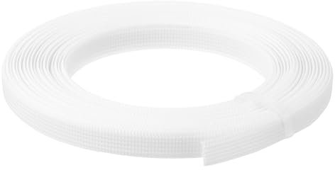 QUARKZMAN Knochen für das Nähen, 1 Stück 5 Yards 8mm - Polyester Durchnähbares Hochdichtes Korsett-Knochen für Brautkleid, Brautkleid (Weiß).