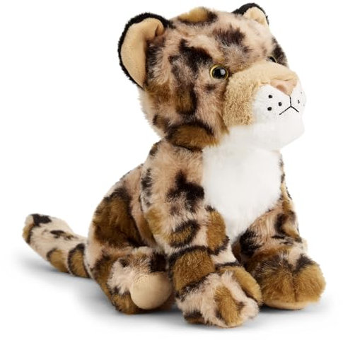 Zappi Co Wolki der Nebelparder Plüschtier Wolkiger (22cm) Gefleckter Kumpel - Weich, Kuschelig, 100% Recycelt - Seltener Schönheitsbegleiter