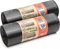 Relevo Large Black Bin Bags Heavy Duty 150L, Bin Liners with 100kg Weight Resistance, 10 Water Resistant Rubble Sacks, Extra Strong Bin Bags for Garbage and Garden Waste, 100% Recycled Refuse Sacks