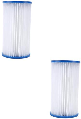 MERRYHAPY 2stücke Schwimmbad Ersatzfilter Aus Kunststoff Wiederverwendbare Poolfilter-kartusche Kompatibel Mit -Modellen Für Klare Wasserqualität Einfache Handhabung Und Reinigung