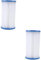 MERRYHAPY 2 STK Pool Filter Papier Kern Poolarmaturen Pool-reinigungsfilter Zubehör Für Poolfilterpumpen Aufblasbarer Poolfilter Pool-ersatzfilter Ersatzkartuschen -zubehör Weiß