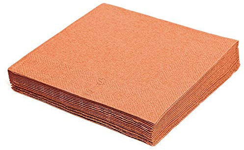 VEPATIM 250 Servietten 40 x 40cm 1/4 -Falz 3-lagig apricot