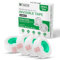 Magic Tape Lot de 4 rouleaux de ruban adhésif invisible pour la maison, le bureau, la réparation de documents, l'emballage cadeau, l'étiquetage et le scellage - 19 mm x 33 m