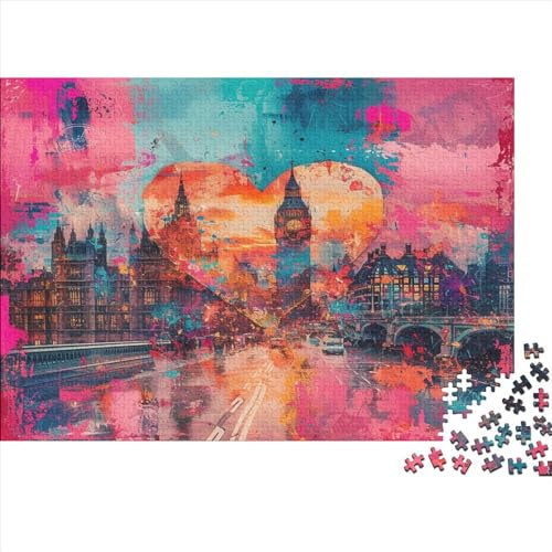 The Big Ben in London Jigsaw Puzzles For Adults 1000 Piece Jigsaws Puzzles 1000 Piece Puzzles For Adults Kids Puzzle Games Toys Gift for Home Decoration Jigsaw Puzzle Great Gift For All Ages 1000pcs (