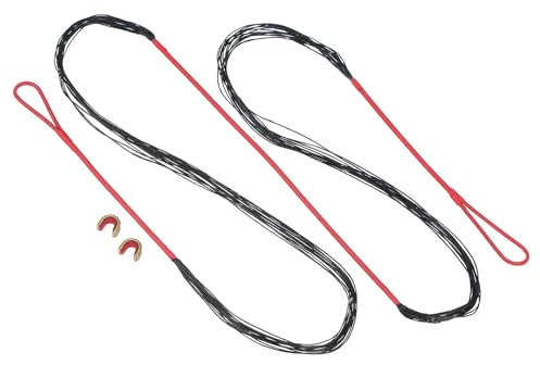 PATIKIL Bogenschnur Ersatz, Stränge Recurve Bogenstring mit Nockpunkt Bogenschießen Zubehör Bogensehnen für AMO Traditionellen Recurve Bogen