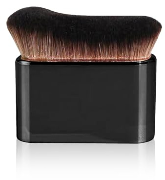FUZVOL Tanning brush,Self Tan Brush,Blending Buffing Stippling Foundation Brush,Liquid Powder Cream Concealer Cosmetics brush for Body Make up(Black)