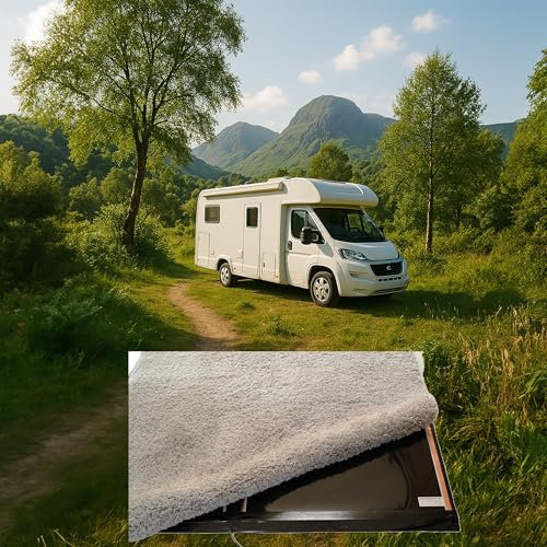 Durensa® Teppichheizung/Wohnwagenheizung mit Isolierung und Ein-/Ausschalter (80 * 150 cm 264 Watt)
