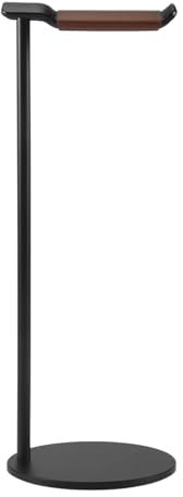 Rtxbvg Curved Headphone Stand Rack Sturdy Metal Gaming Headset Earphone Holder Hanger with Solid Base for Table Desk Display,A