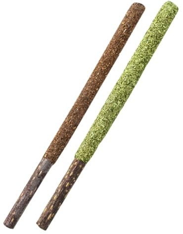 GARVALON 12 Katzenminzen Stäbe für Katzen aus Actinidia Polygama Katzensticks mit Katzenminze und Gallfrucht 12 Stück für Zuhause Zahnpflege