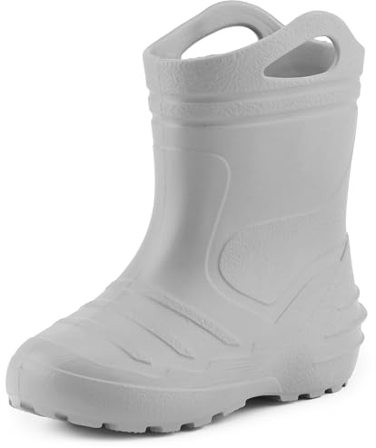 Ladeheid Gummistiefel Kinder federleichte Eva Regenstiefel für Mädchen und Jungen Thermo Gummistiefel gefüttert KL051
