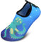 SAGUARO Zapatos de Agua niño Bebe Zapatos de Natación Descalzo Aqua Calcetines Piscina Playa Césped Parque acuático Vacacionado en Varias,Pulpo Azul,32/33