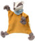 SIGIKID 39173 Schnuffeltuch Kasimir Dachs Green Mädchen und Jungen Babyspielzeug empfohlen ab Geburt orange/grau