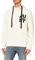 Just Cavalli Herren Felpa a Maniche lunghe Con Cappuccio Kapuzenpullover, Ecru, S