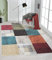 the carpet Elira Teppich Flachgewebe, Robust, Modernes Design, Vintage Optik, Used Look, Superflach, Baumwolle, waschbar, Patchwork, Bunt, ca. 80 x 150 cm