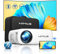 Full HD 1080P Beamer 4K Video 12000 Lumen 5G WiFi Bluetooth WiMiUS LED Heimkino Projektor 4P/4D Trapezkorrektur, 300'' Display, -50% Zoom, Kompatibel mit Fire Stick/Phone/Xbox/USB/PPT