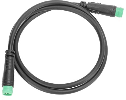 VBESTLIFE Electric Bike Extension Cable, 5Pin Waterproof Electric Bicycle Computer Display Extension Cable Fits for Mid Mounted Motor (male on both sides)