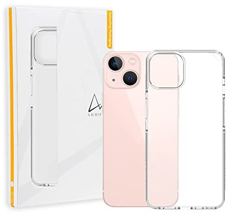 ARMOR Signature Case for iPhone 13 mini (Crystal Clear with Grey Tape)