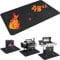 UBeesize Feuerfeste Unterlage, 96x122cm Grillmatte Bodenschutz, Kaminmatte Grillteppich Bodenschutzmatte Ölbeständiger Wasserdichter Rutschfester Outdoor BBQ Matte für den Außengrill, Terrasse