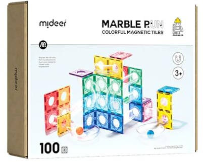 Farbige Magnetkugelbahn - 100 Teile