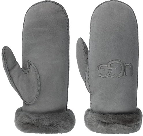 UGG Shearling Fäustlinge Handschuhe Fausthandschuhe (L/XL - anthrazit)