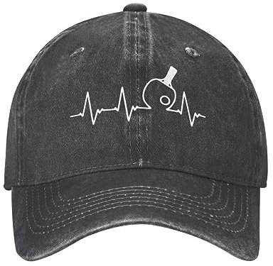 Baseballmütze Snapback Sonnenhut Punk Unisex Baumwolle Tischtennis Herzschlag Baseballmütze Erwachsene Tischtennis verstellbare Dad Mütze Männer weiblich im Freien Hip Hop Geburtstagsgeschenk