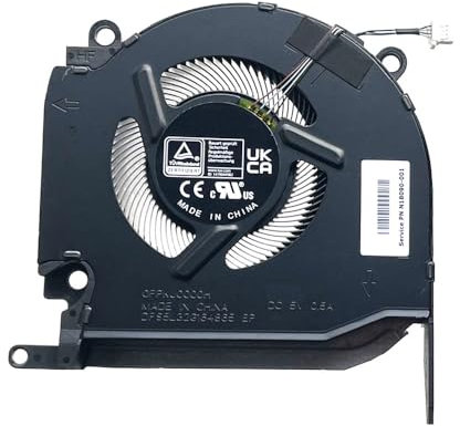 RAKSTORE - Ventilador de refrigeración para ordenador portátil, compatible con HP OMEN 16-K 16-N Quiet Cooler Fan (5V CPU fan)