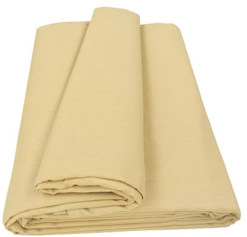 emmevi Telo Arredo Cotone Copridivano Granfoulard Copri Letto Divano Tessuto Multiuso 260X280 Beige