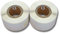 vhbw 2X Etiketten-Rolle 28mm x 89mm (130 Etiketten) Ersatz für Dymo 99010 für Etiketten-Drucker