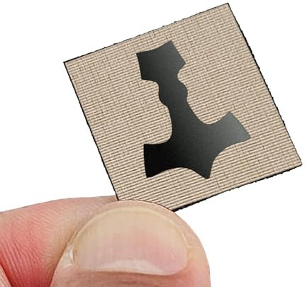 Mini Mjolnir Thor Hammer Norse Viking Tactical Morale Patch [Tan,Black] Wikinger Patch