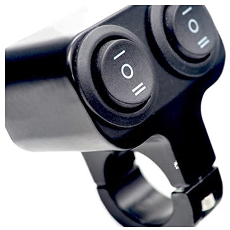 Blinker Start Taste Schalterteile Dreidraht-Zubehör Aluminiumlegierungs-Armaturen Lenker-Scheinwerfer-Motorrad-Motorrad