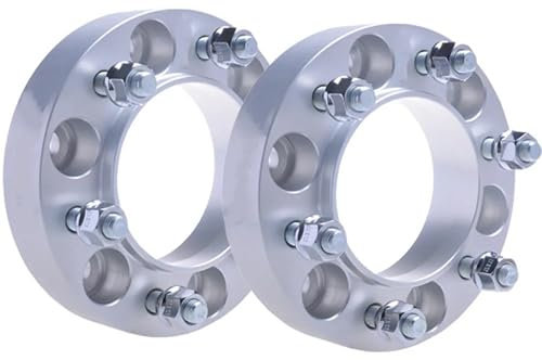Für Mitsubishi Für L200 Für Montero Spurverbreiterungen Verbreiterungssatz 6x139,7 Hubcentric 67,1 M12 * 1,5 Autoadapter 25/30/35 Mm Wheel Spacers Raddistanzscheiben(2PCS Silver 30mm)