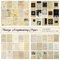 120Blätter Vintage Zubehör Bastelpapier,4 Stile Scrapbooking Sticker,Scrapbook Papier, für Junk Journal zubehör, Decorative Craft Paper Karte machen liefert DIY Schreiben/Album/Zeichnen/Reisetagebuch