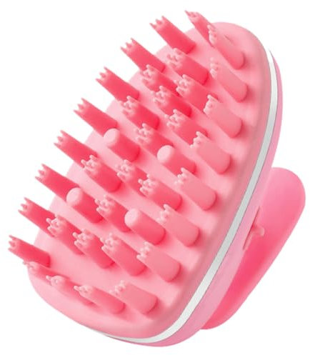 minkissy 1 Pc Spazzola Per Shampoo Scrubber Per Cuoio Capelluto Massaggiatore Senza Fili Per Cuoio Capelluto Massaggiatori Portatili Lavasciuga Lavasciuga Shampoo Abs Rosa
