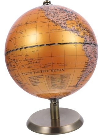 BESTonZON 1pièce Globe Décoratif Éducatif Et Accessoire De Bureau Élégant Pour Décoration Intérieure Et Enseignement Géographie Design Unique Avec Base Stable Pour Maison Et Bureau