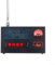 Ricevitore radio, luminosità regolabile EF6686 FM Ricevitore radio a onde corte+indicatore audio VU+S Meter+8000mAH (con)