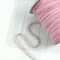10/20/45 m, 6 mm, elastische Bänder, plissierter Spitzenbesatz, Gummiband zum Nähen von Unterwäschegurten, Stretchband, Kleidung, DIY-Zubehör – Pfirsichrosa