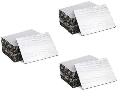 Healifty 60pièces Tapis Isolation Phonique Automobile Matelas Anti-Bruit Et Isolant Thermique pour Fourgons Et Camions