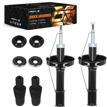 maXpeedingrods Amortisseur pour Renault Twingo II (2007-2014) et Clio II (fourgonnette/berline) (2001-2025) - Référence : 7700428438 - Essieu avant