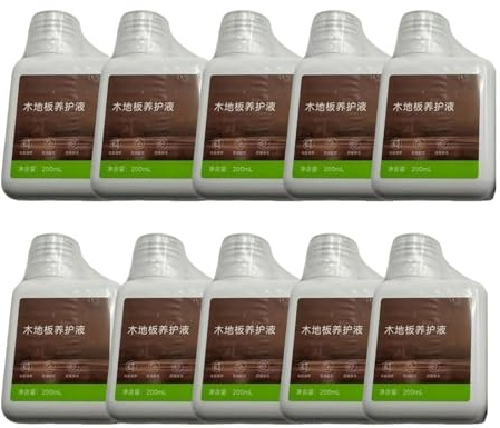 Reinigungs- und Pflegelösung for Hartholzböden – kompatibel mit Dreame, for H-Serie X40 Ultra X50 Ultra G10 Combo/G10/K10/K10 – for Holzböden(200mlx10)