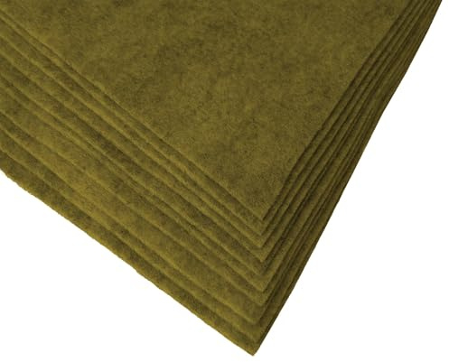 maDDma Bastelfilz Bögen 10er-Pack Flex Filz DIN A4, Stärke 1,5-2mm, Filzplatte, 50 Farben
