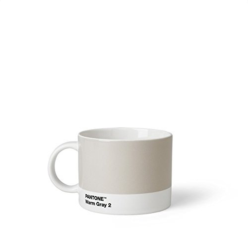 Pantone Teebecher, Porzellan, Warm Gray 2, 10.4 x 10.4 x 8 cm