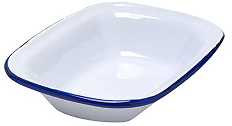 Zodiac 9078 Enamel Pie Dish 18 cm x 13 cm/7 x 5-Inch