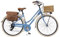 Via Veneto by Canellini Damen Citybike CTB Vintage Stil Rad Cityrad Fahrrader Bike Aluminium mit Korb Kassette (Blau, 50)