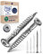 Terrassenschrauben 5x70 Edelstahl A2 Linsenkopfschrauben Torx Schrauben 5mm stark 50 Stück Holzschrauben Torx 70mm lang Edelstahlschrauben Holz