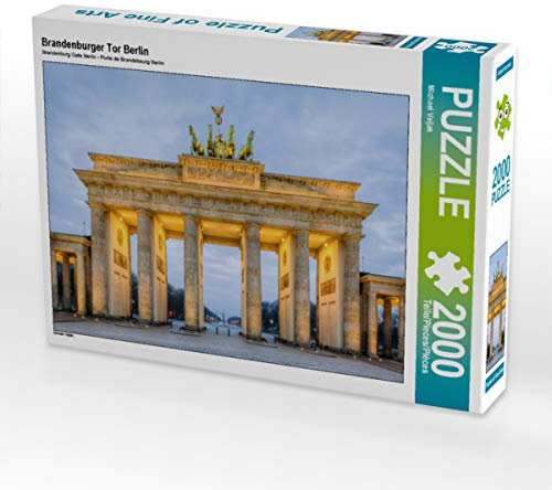 CALVENDO Puzzle Brandenburger Tor Berlin 2000 Teile Puzzle quer | Lege-Größe cm Foto-Puzzle für glückliche Stunden