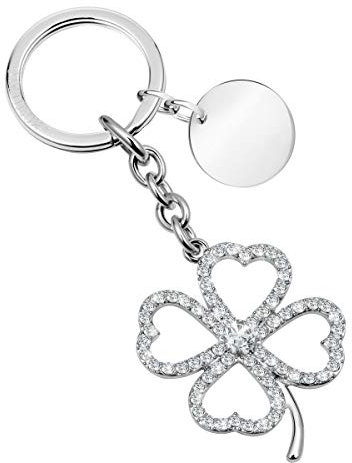 MORELLATO Porte-clés Femme, Collection Magic, en Acier Inoxydable, Laiton, Zircons - SD0393